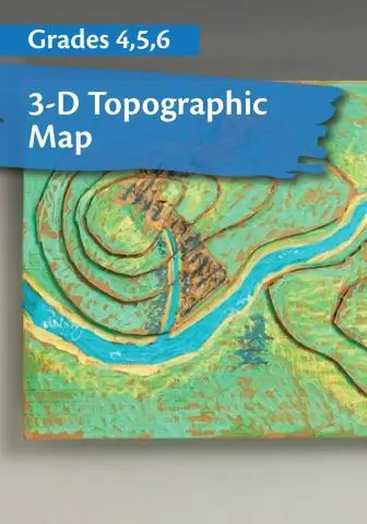 ¿Qué es una definición de niño de mapa topográfico?