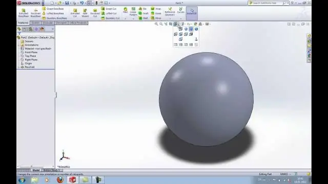 Je, unatengenezaje ndege ya kati katika Solidworks?