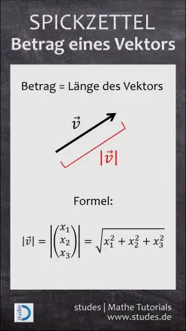 Hoe trek jy drie vektore af?