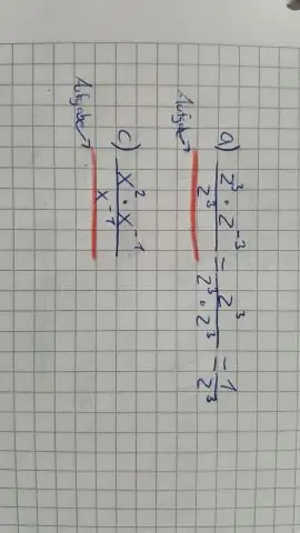 Wie schreibt man einen negativen Exponenten um?