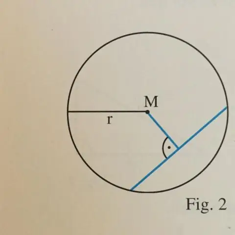 Hva er sentrum og radius?