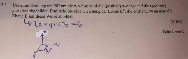 Wie schreibt man eine Koordinatenregel für eine Drehung?