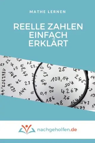 Welche Arten von Zahlen bilden die Menge der Zahlen, die als reelle Zahlen bezeichnet werden?