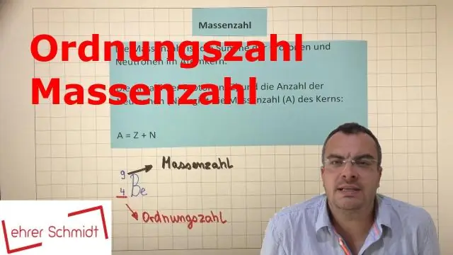 Cili është numri masiv dhe numri atomik?