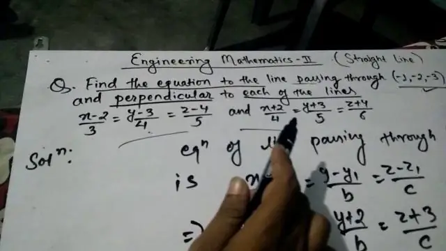 Ingekuwa na maana kupata equation ya mstari sambamba na mstari fulani na kupitia nukta kwenye mstari uliopewa?