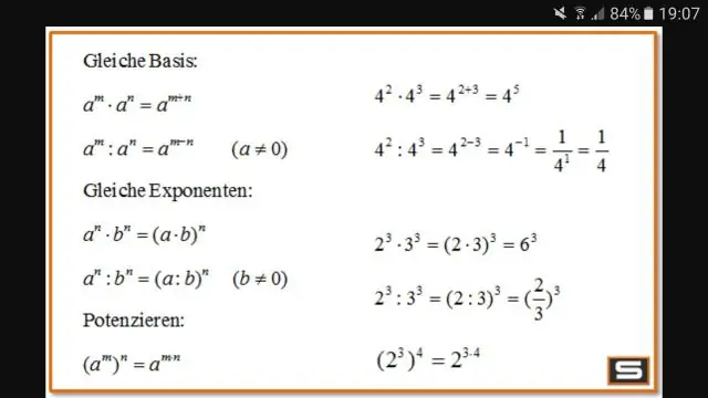 ¿Cuál es la propiedad del cociente de los exponentes?