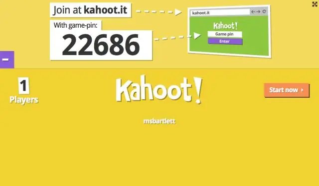 Què és el pin del joc kahoot it?